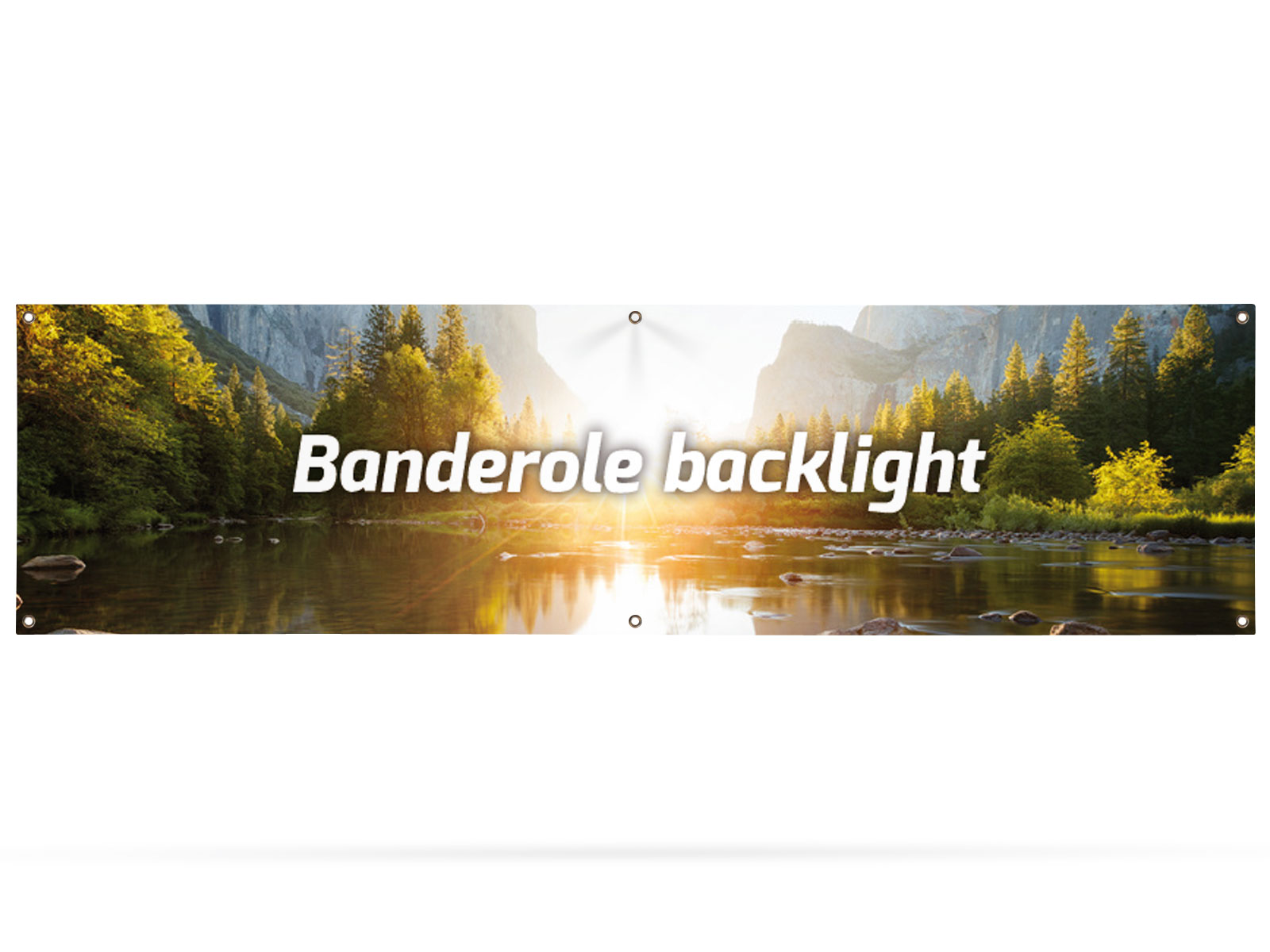 Banderole backlight 300x80 cm