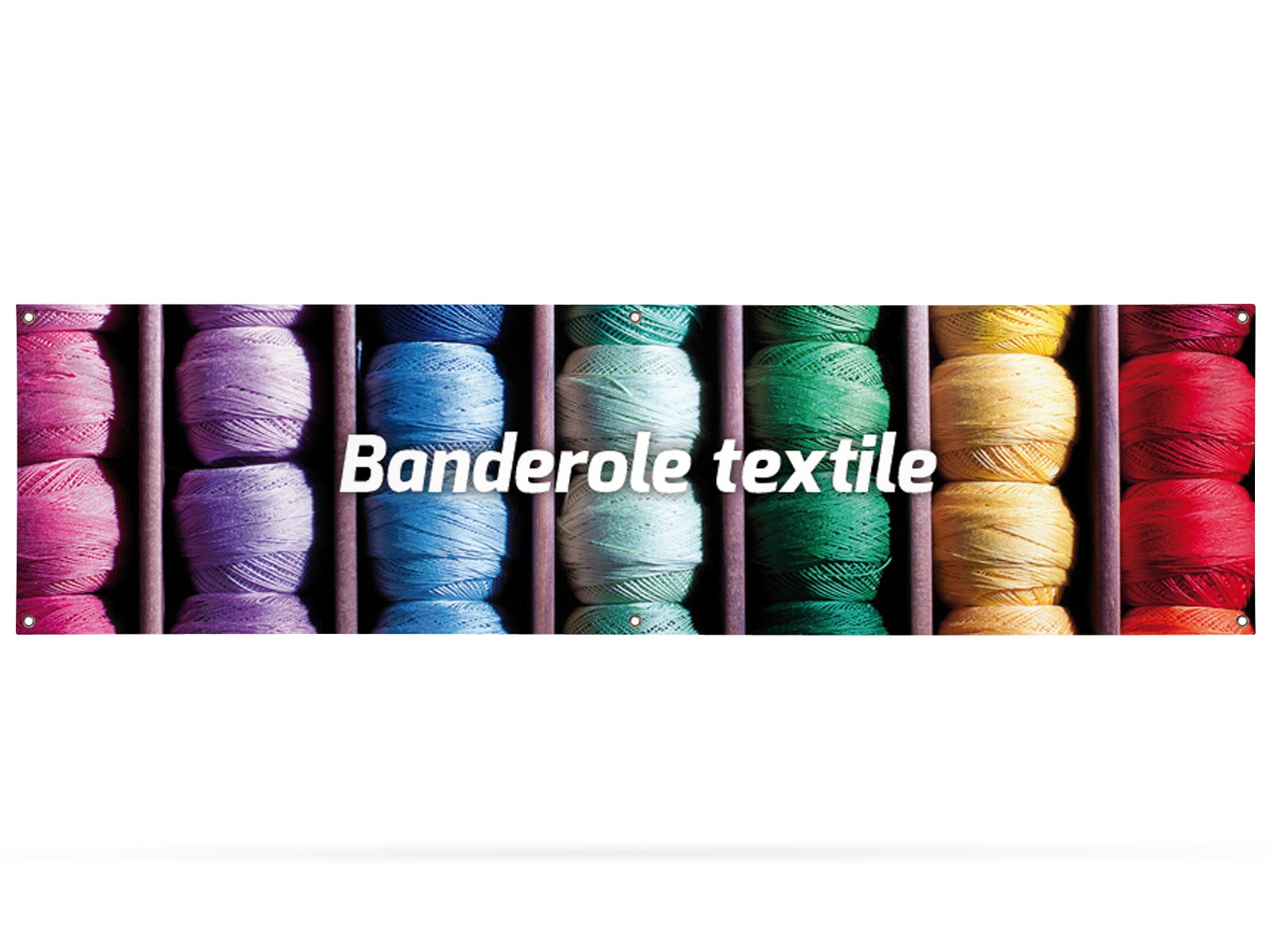 Banderole textile 300 x 80 cm